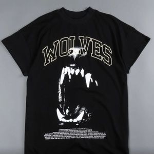 New with Tags BLOOD THIRSTY V2 PREMIUM (CAP SLEEVE) TEE IN BLACK/TAN